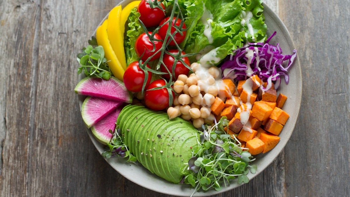 Vegan salad bowl